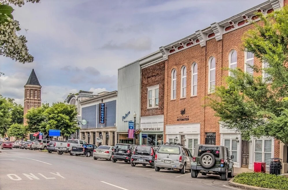Murfreesboro TN community and downtown area